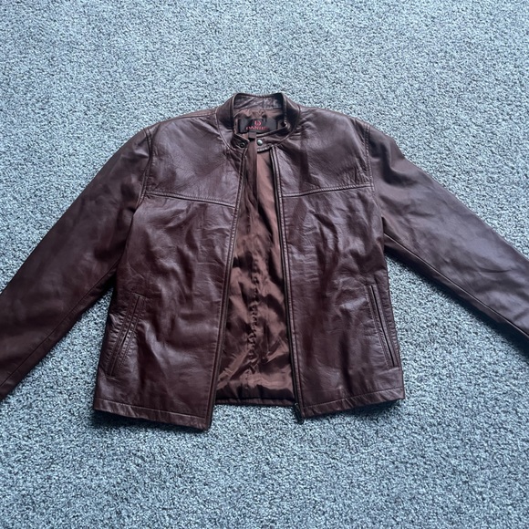DANIER LEATHER JACKET SIZE M - Picture 2 of 6